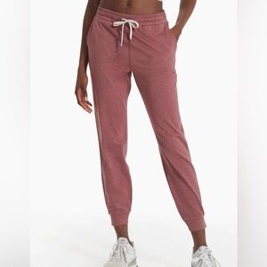 Vuori Dusty Rose Track Joggers with Drawstring